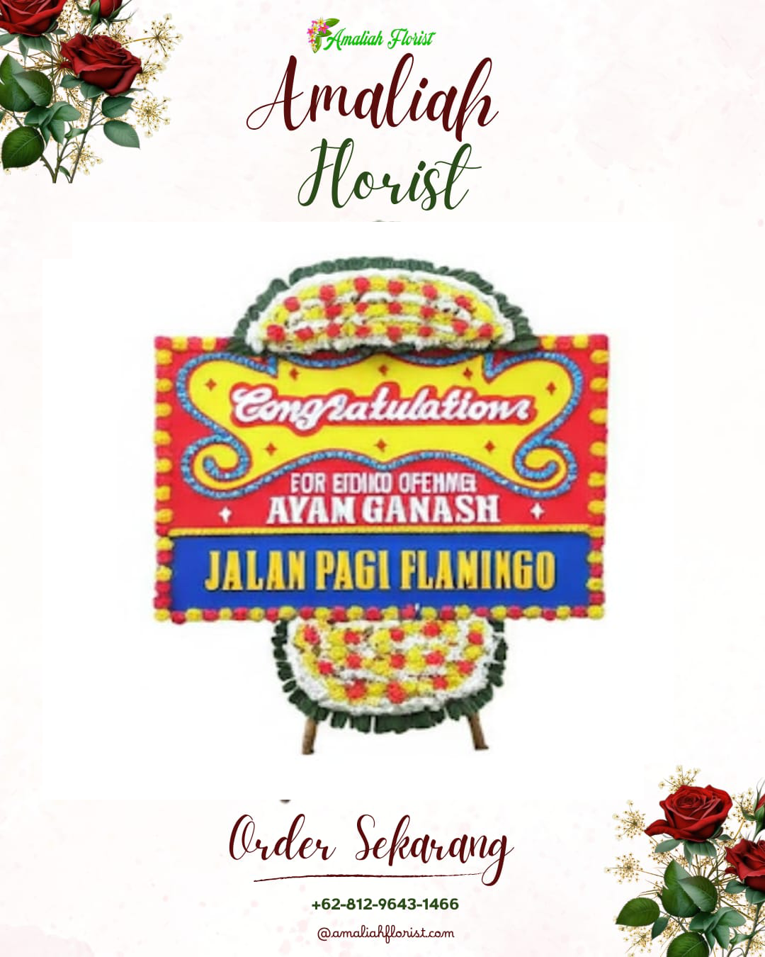 Sewa Papan Bunga Paninggaran